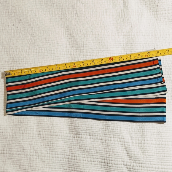 Vintage striped scarf, long - Picture 3 of 4